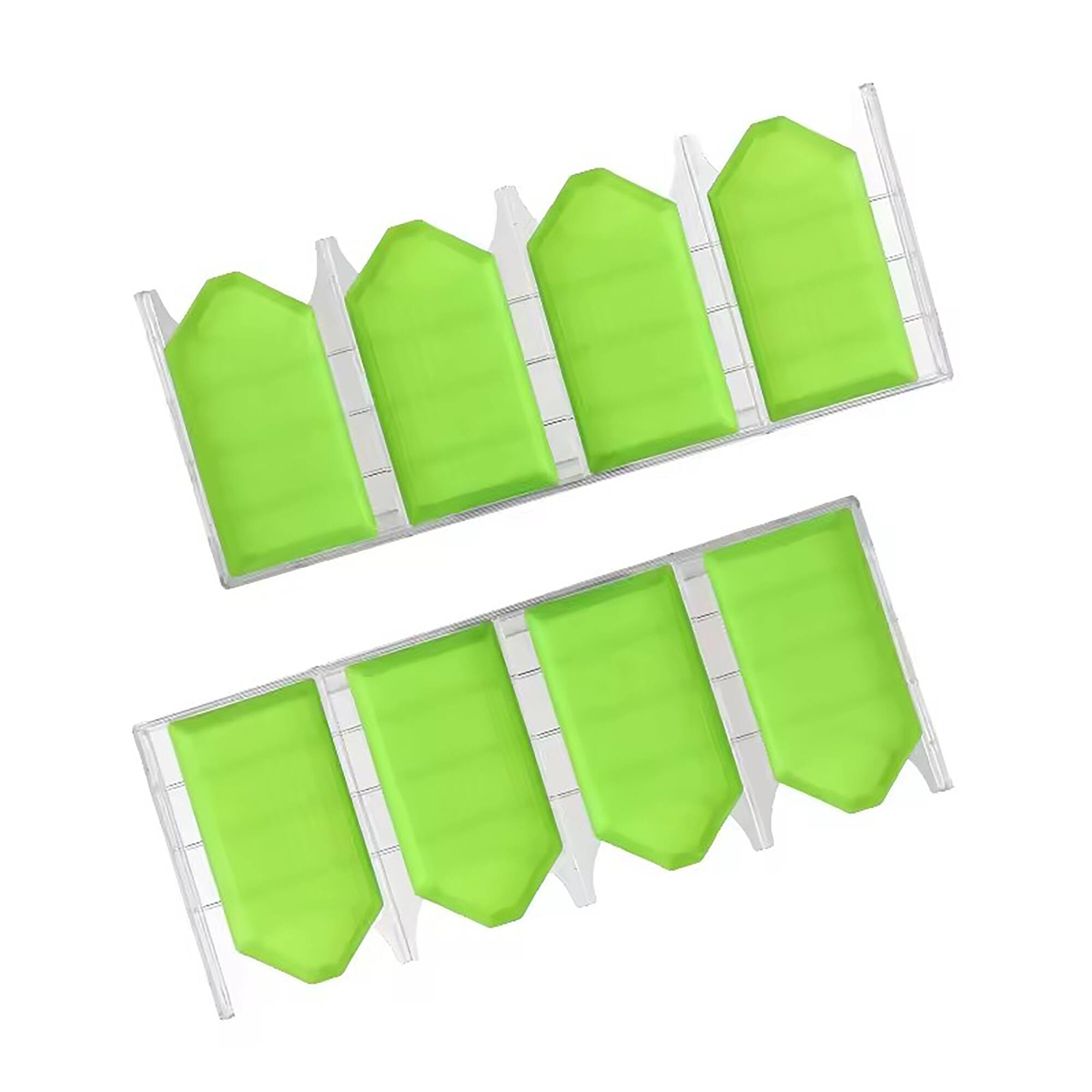 Sparkly Selections Green & Clear Diamond Painting Drill Tray, 2ct.